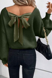 Bow Back Sweater