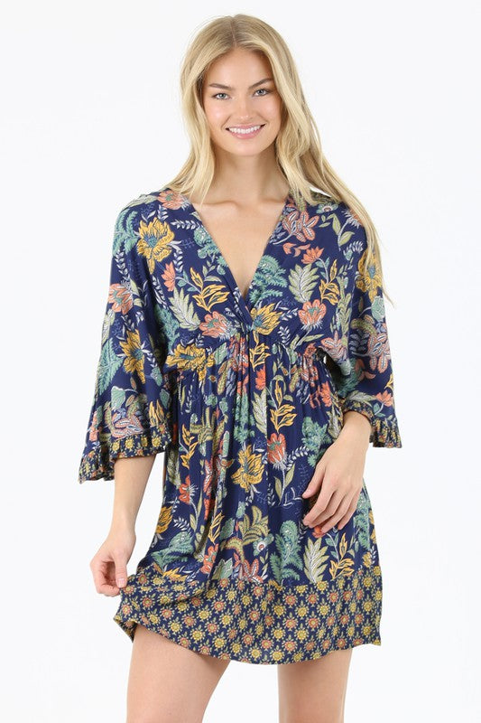 Kimono Ken Mini Dress