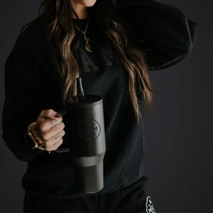 Mama X Black Tumbler